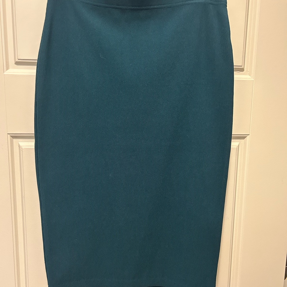 Forever 21 Teal Pencil Skirt